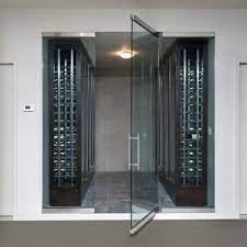 Frameless Wine Room Glass Doors Wine