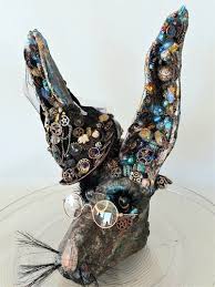 Modern Animal Paper Mache Sculpture