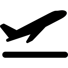 Takeoff The Plane Free Transport Icons