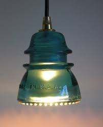 Glass Insulator Lights By Railroadware