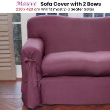 Mauve Sofa Cover 2 To 3 Seater 230 X 420cm