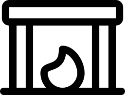 Fire Fire Place Filled Outline Icon