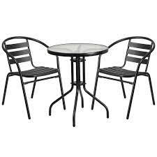 Metal Restaurant Table With Steel Chairs