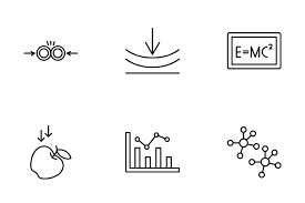 271 Physics Law Line Icons Free In