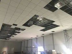 gyproc white pvc ceiling grid tile