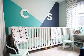 Paint A Geometric Wall In Your Nursery