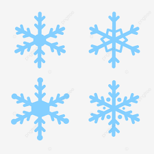 Snowflake Winter Blue Color Icon