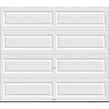 Non Insulated Solid White Garage Door