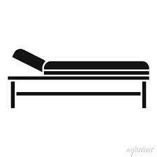 Hospital Bed Icon Simple Ilration
