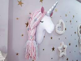 Buy Unicorn Head Wall Mount For Girl S