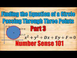 Equation Of Parabola Given 3 Points