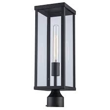 Black Outdoor Lamp Post Light Fixture
