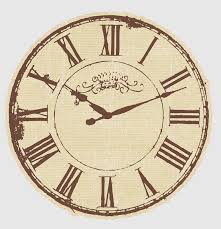 Shabby Chic Clock Face