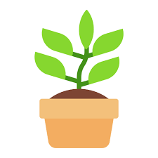 Potted Plant Flat Icon Fluentui Emoji