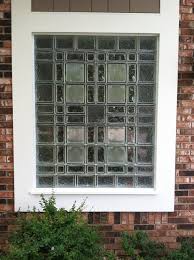 Decorative Glass Block Garage Window