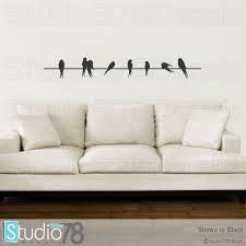 Birds On A Wire Vinyl Decal Home Decor