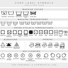 Care Label Clip Art Laundry Symbols