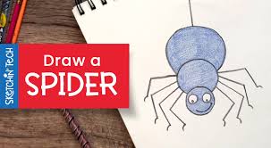 Draw A Cute Spider With The Sketchin Tech