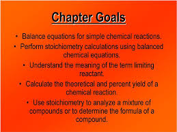 Chemical Equations Stoichiometry