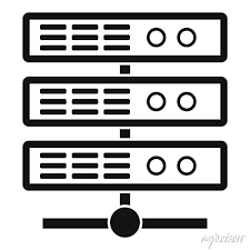 Storage Data Server Icon Simple
