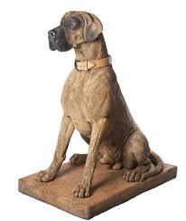 Giant Life Size Great Dane Garden Solid