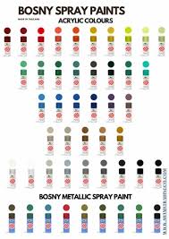 Bosny Colour Spray Packaging Type Can
