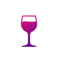 Vector Wineglass Glass With Wine Icon