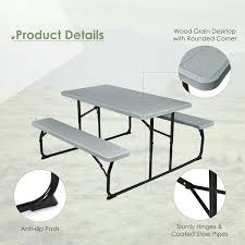 Outdoor Picnic Table Bench Set