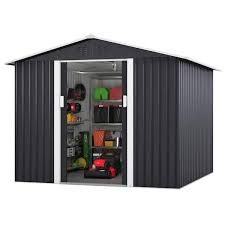 Metal Storage Shed Garden Tool Storage