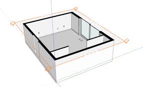 2d Floorplan Of A 3d Room