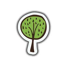 Hand Drawn Ecological Green Icon Tree