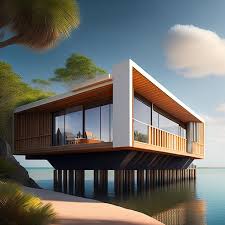 A Modern Design Of Coastal Stilt House