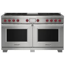 Wolf 122cm Freestanding Dual Fuel Oven