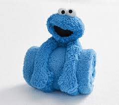 Cookie Monster Plush And Blanket Set