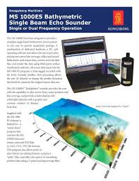 single beam bathymetric echo sounder