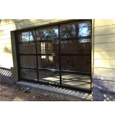 Folding Frosted Glass Garage Door