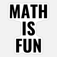 Math Is Fun Sticker Spreadshirt
