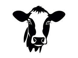 Cow Svg Cattle Farm Animal Silhouette