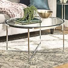 Glass Top Coffee Side End Table