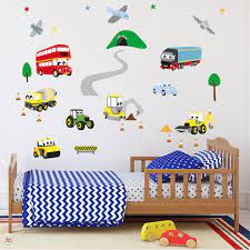 Deluxe Transport Nursery Wall Art