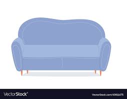 Divan Sofa Furniture Vector Image