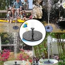 Black Solar Power Water Fountain At Rs