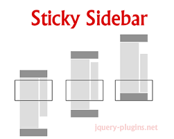 sticky sidebar javascript plugin for