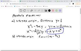 Find An Equation For The Parabola That