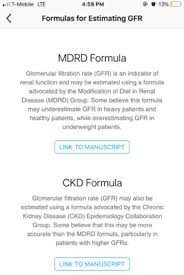 Glomerular Filtration Rate Calculator