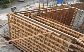 wood used for concrete formworks