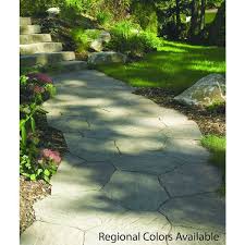 Brown Irregular Concrete Step Stone