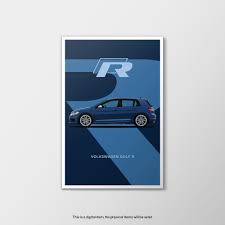 Vw Golf Wall Art