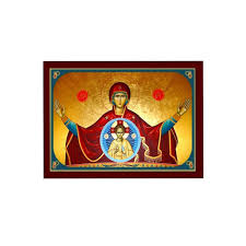 Virgin Mary Icon Panagia Platytera