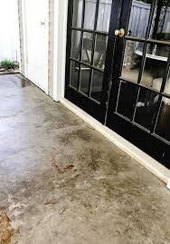 Before And After Painted Concrete Patio
